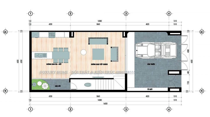 Công năng tầng 1