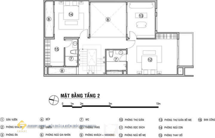 Thiết kế công năng ngôi nhà