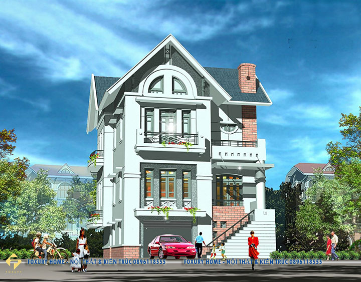 thiết kế kiến trúc biệt thự villa
