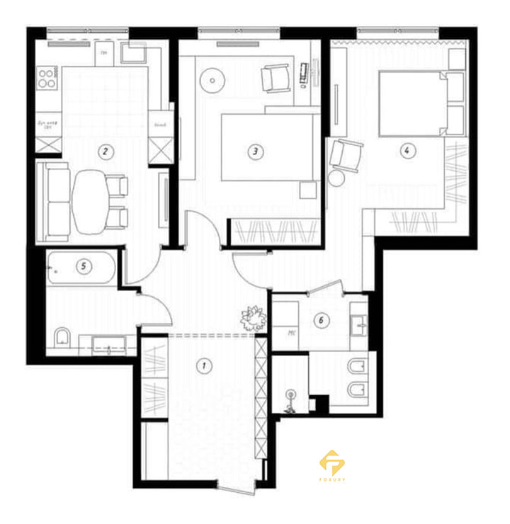 thi công nội thất trọn gói Mai Green
