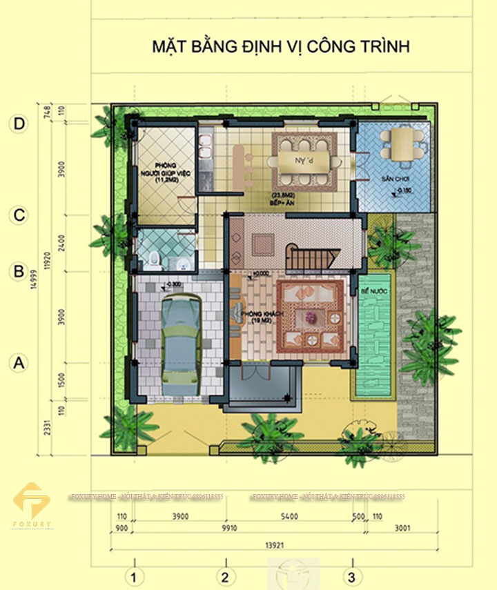 Thiết kế tầng 1