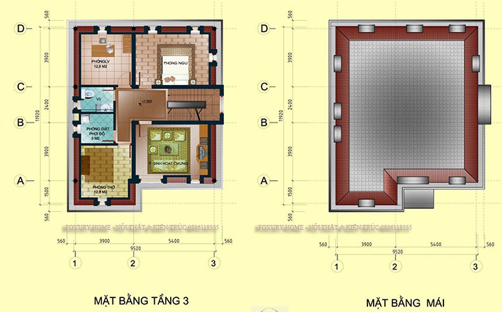 Thiết kế tầng 3