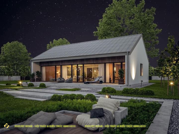 thiết kế nhà vườn truyền thống