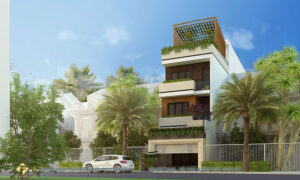 View 3D tổng quan ngôi nhà