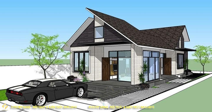 thiết kế kiến trúc biệt thự nhà vườn