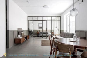 thiết kế thi công nội thất căn hộ studio