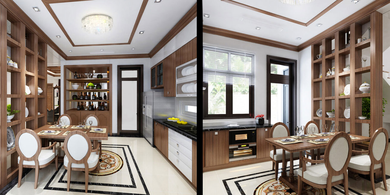 Thiết kế nội thất phòng ăn