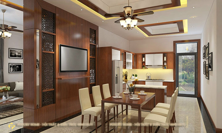 Thiết kế nội thất phòng ăn