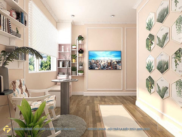 thiết kế nội thất chung cư tân cổ điển