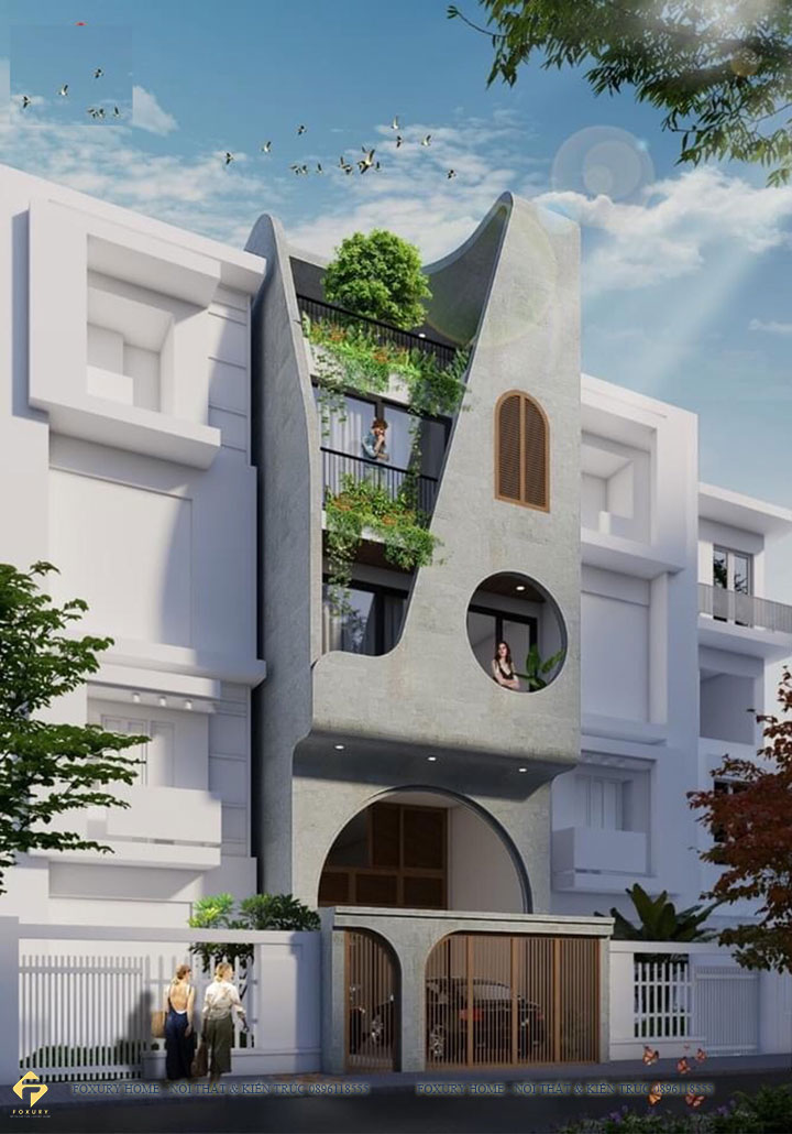 thiết kế nội thất nhà phố nhỏ