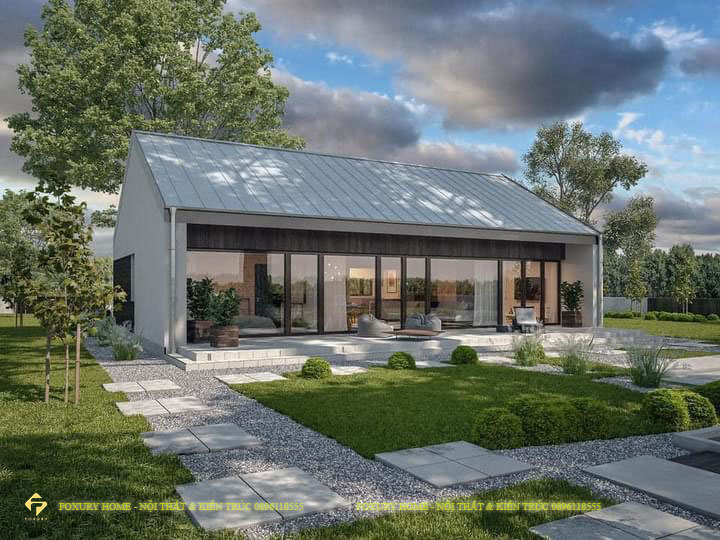 thiết kế nhà vườn truyền thống