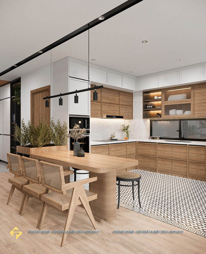 thiết kế phòng ăn