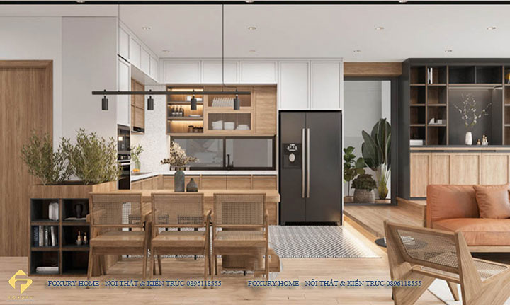 thiết kế phòng ăn