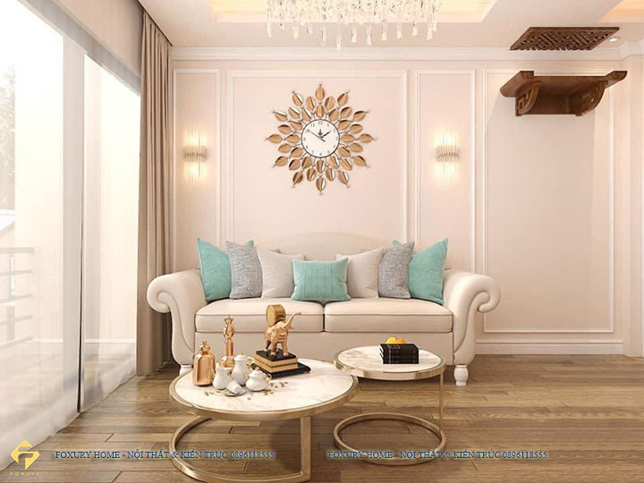 thiết kế nội thất chung cư tân cổ điển
