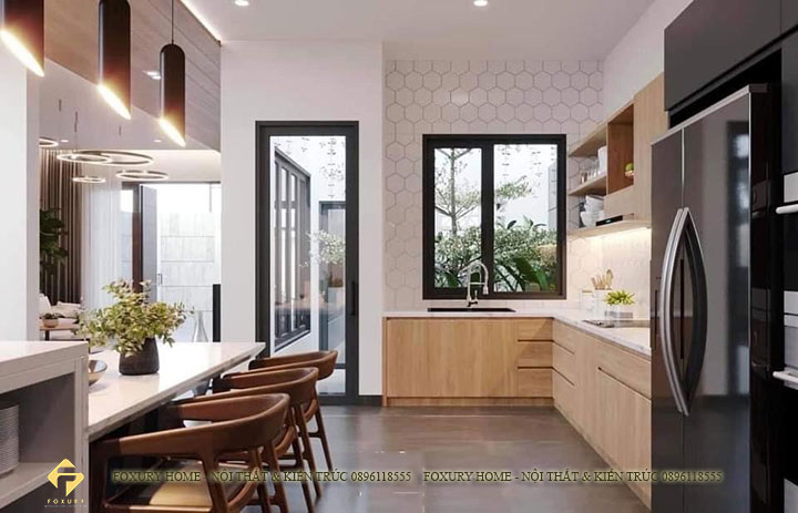 Nội thất bếp và phòng ăn