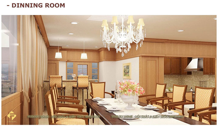 Thiết kế nội thất phòng ăn