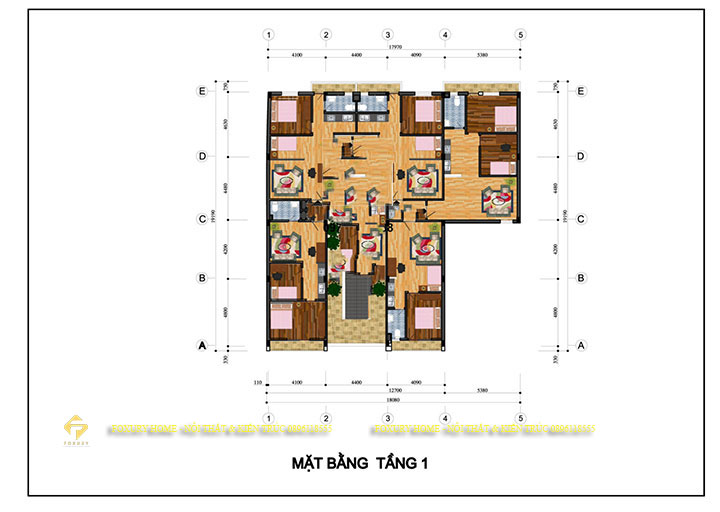 Bố trí công năng căn hộ