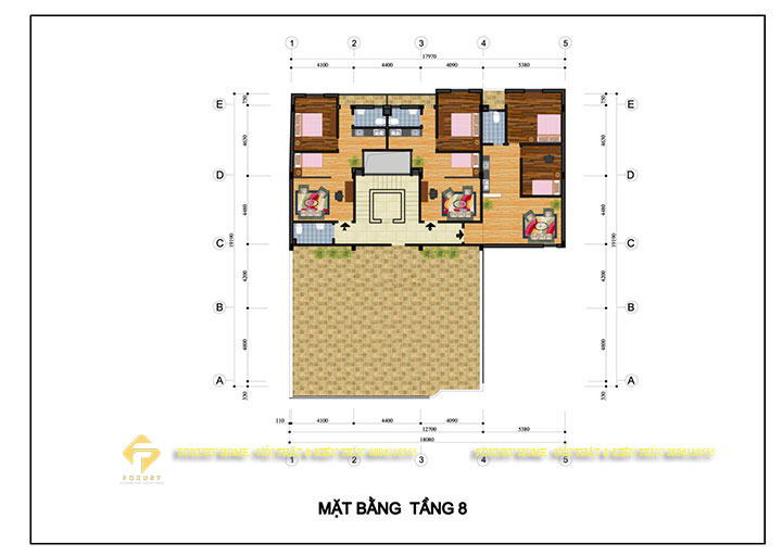 Bố trí công năng căn hộ