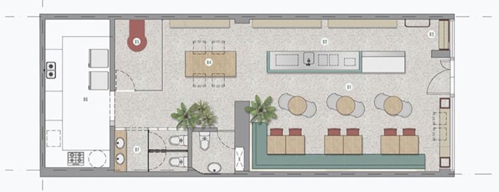thiết kế nội thất quán cafe
