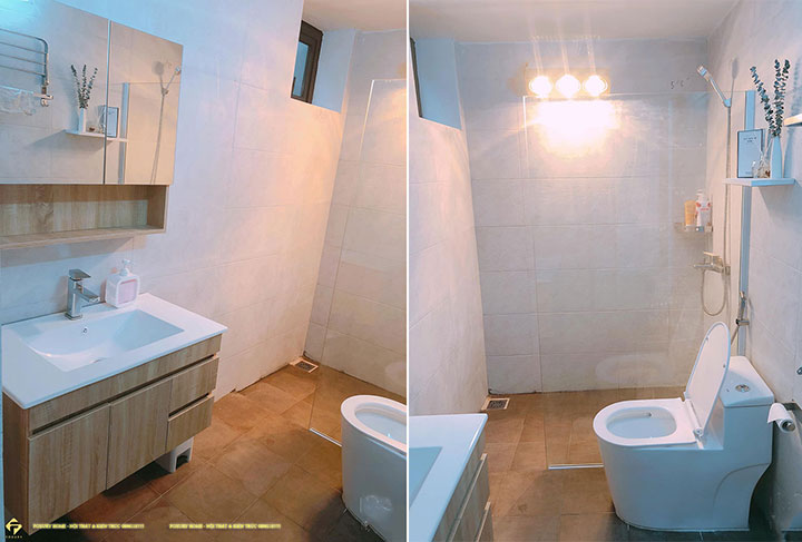 Nhà vệ sinh sau cải tạo