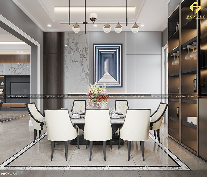 Thiết kế nội thất phòng ăn