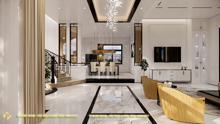 thiết kế nội thất căn hộ Penhouse