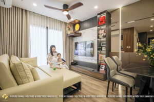 thi công nội thất căn hộ 55m2