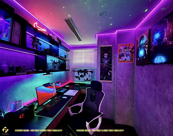 Phòng làm việc của chồng