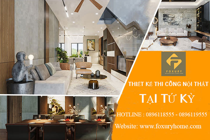 thiết kế nội thất tại tứ kỳ