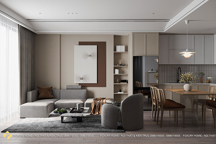 Thiết kế, thi công trang trí nội thất căn hộ chung cư tại Nam Sách