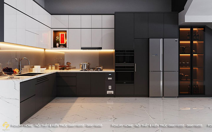 tủ bếp công nghiệp