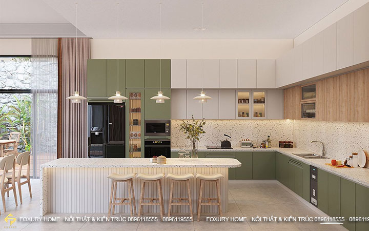 tủ bếp công nghiệp