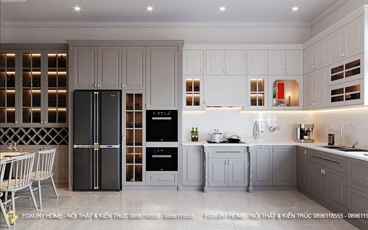 tủ bếp công nghiệp