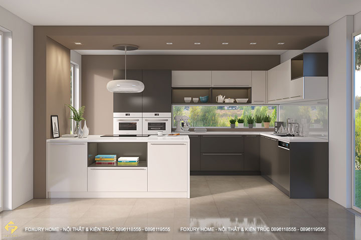 tủ bếp công nghiệp