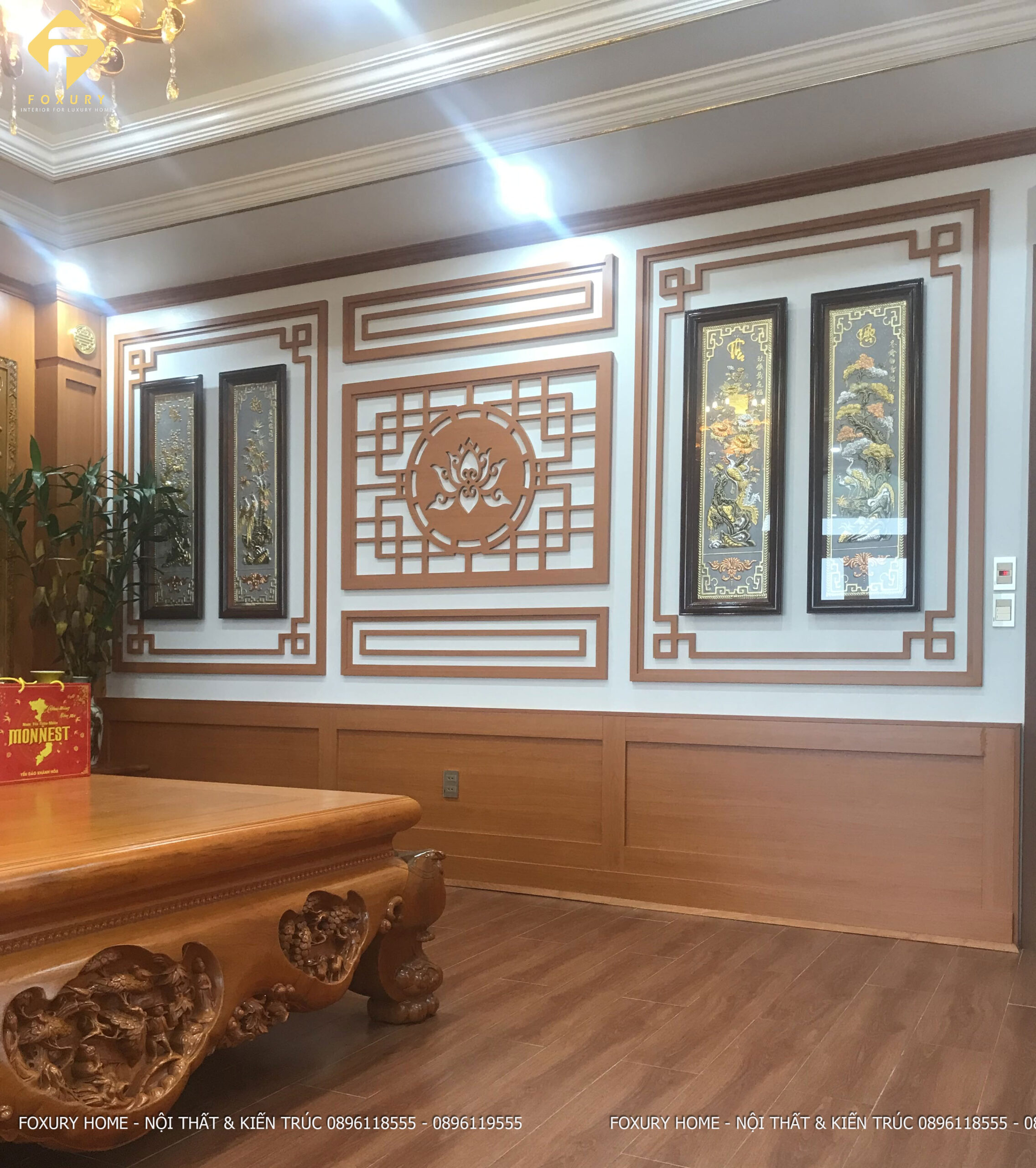 thiết kế phòng thờ