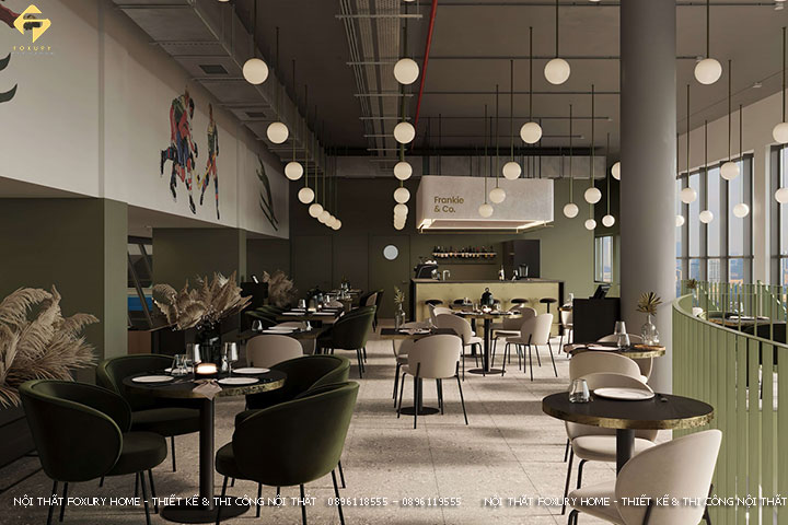 Nhà hàng thiết kế theo phong cách hiện đại