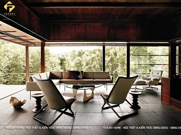 Quán cà phê phong cách Mid – Century Modern
