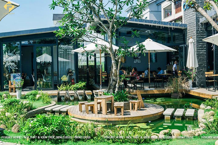 thiết kế thi công nội thất quán cafe