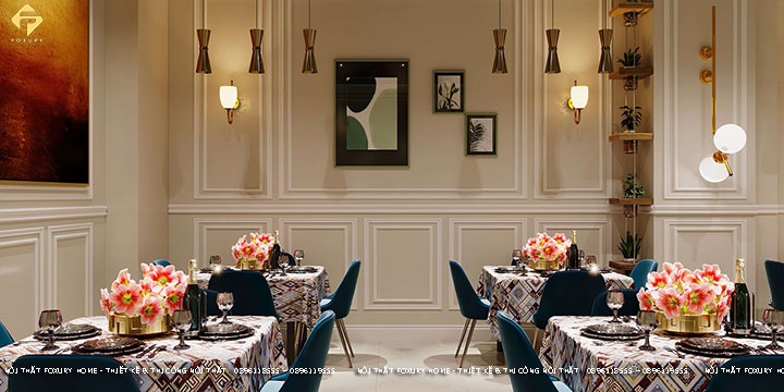 Nhà hàng mang hơi hướng tân cổ điển