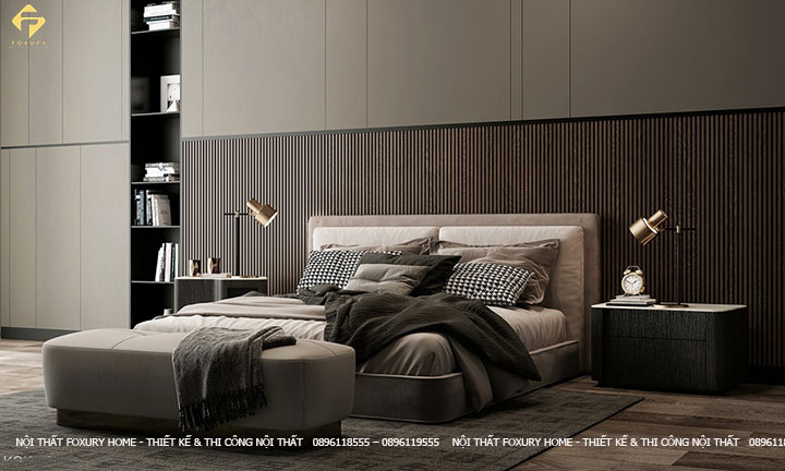 Thiết kế phòng ngủ master nhỏ cho chung cư