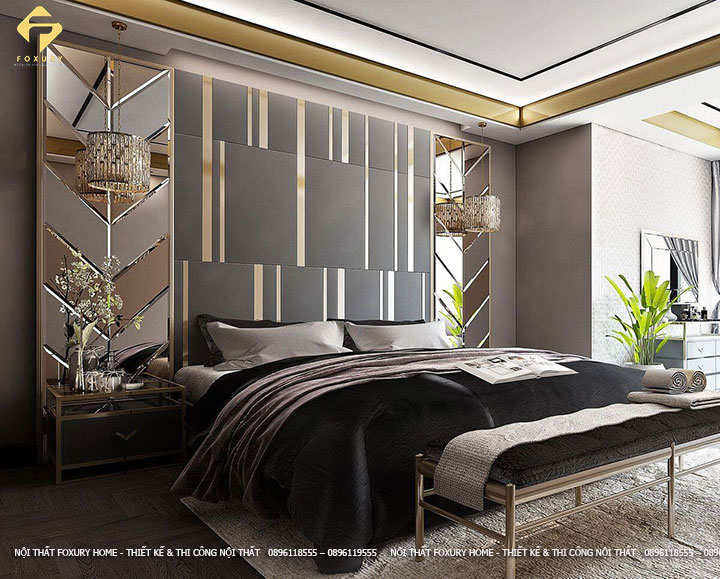 Thiết kế phòng ngủ master hiện đại