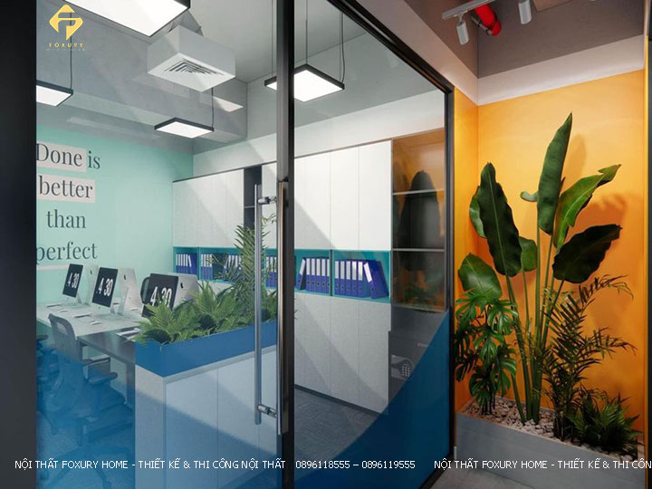 nội thất văn phòng không gian mở