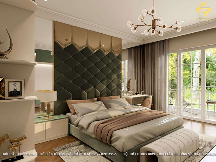 Kích thước của phòng ngủ Master