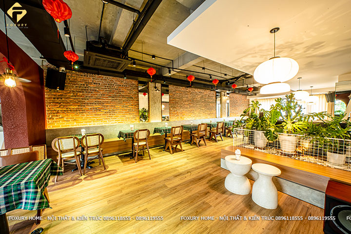 thiết kế và thi công nội thất quán cafe Sun & Moon