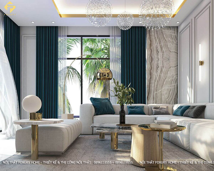 Thiết kế nội thất phòng khách theo hướng mở