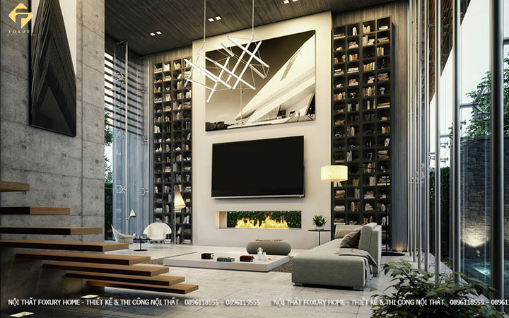 Mẫu phòng khách Luxury