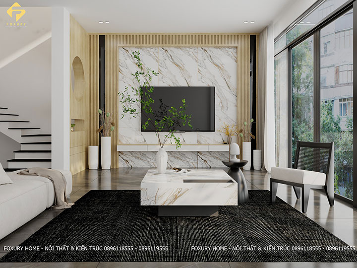 thiết kế nội thất phòng khách đẹp