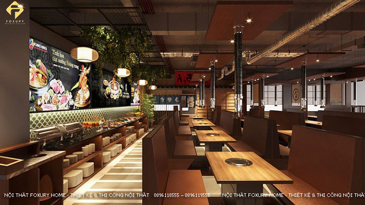 Thiết kế nhà hàng Buffet