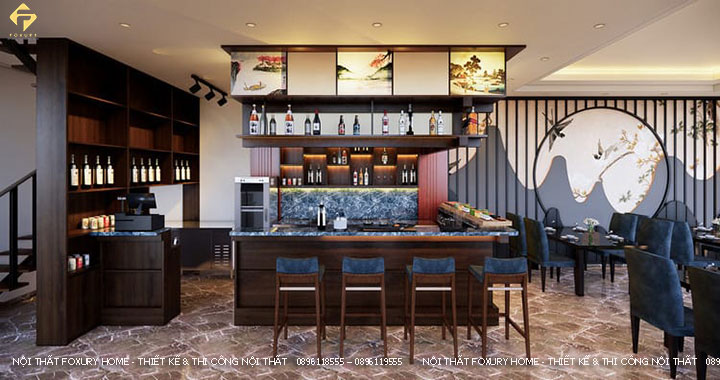 Nhà hàng thiết kế theo phong cách hiện đại