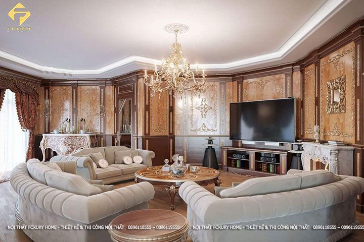 Mẫu phòng khách Luxury